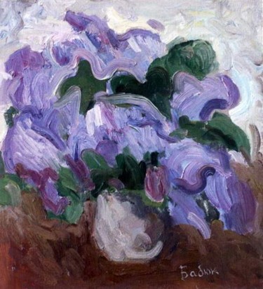 Painting titled "Lilac" by Stanislav Babiuk, Original Artwork