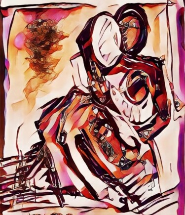Malerei mit dem Titel "3. LOVE to LOVE (sé…" von Baboo Meliboo, Original-Kunstwerk, Acryl