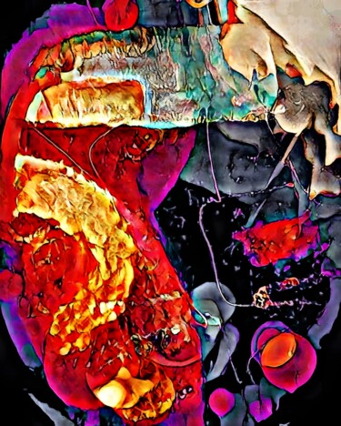 Arts numériques intitulée "3. "..released" (sé…" par Baboo Meliboo, Œuvre d'art originale, Acrylique