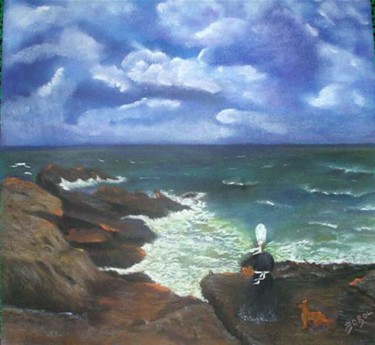 Painting titled "Bretagne" by Babou, Original Artwork