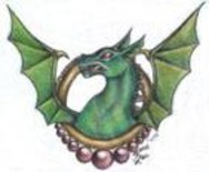 Drawing titled "Dragon Ring" by Renee Ware, Original Artwork