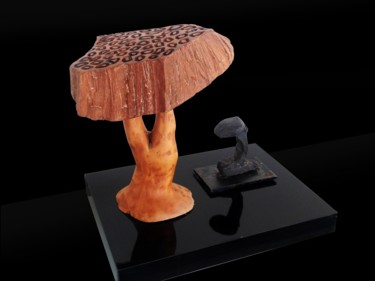 Escultura intitulada "Série árvores e cra…" por R Bacchi, Obras de arte originais, Metais