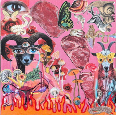 Neuter I Collages intitulée "Neuter I" par Bárbara Bacelar, Œuvre d'art originale, Collages