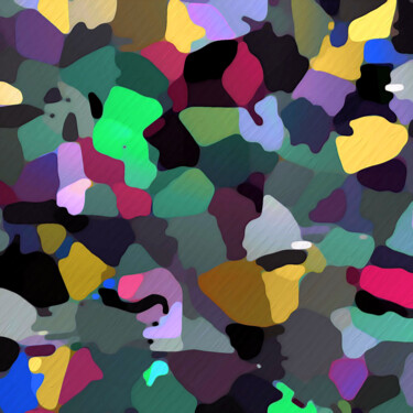 Digitale Kunst mit dem Titel "A pattern of cell g…" von Bachir Reddioui, Original-Kunstwerk, Digitale Malerei