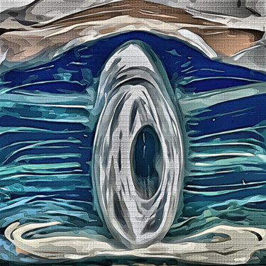 Artes digitais intitulada "Vortex painting" por Bachir Reddioui, Obras de arte originais, Pintura digital