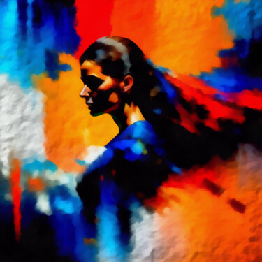 Digital Arts titled "Radiant splendor" by Bachir Reddioui, Original Artwork, Digital Painting