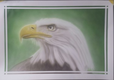 Painting titled "eagle05.jpg" by Bad65 Airbrush, Original Artwork, Airbrush