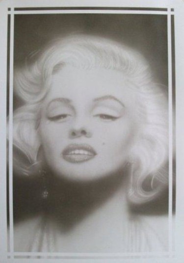 Painting titled "Marilyn" by Bad65 Airbrush, Original Artwork