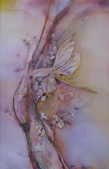 Картина под названием ""Стрекоза"" - Анна Бадалян, Подлинное произведение искусства, Масло