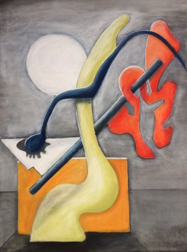 Peinture intitulée "Venus und Amor" par Baderart, Œuvre d'art originale, Acrylique