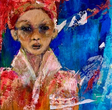 Sagesse Painting titled "Sagesse" by Badia, Original Art, Acrylic