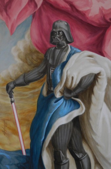 Dark Louis Painting titled "Dark Louis" by Stephane Badroff, Original Art, Acrylic Mounted on Stretcher frame