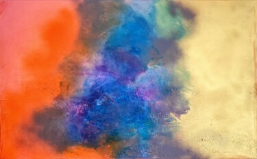 Peinture intitulée "Sky Variation" par Veronika Holiencin, Œuvre d'art originale, Acrylique