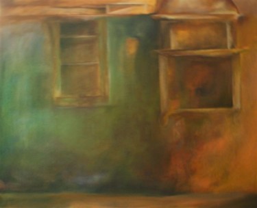 Peinture intitulée "Manoir 3" par Agavni Bagdikian, Œuvre d'art originale, Huile