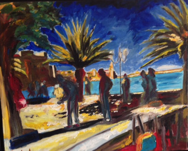 Painting titled "COLLIOURE 3" by Pierre-Jean Bechade, Original Artwork, Acrylic