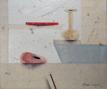 Картина под названием "Still life 14" - Bagrat Arazyan, Подлинное произведение искусства, Масло