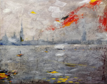 Картина под названием "Venice" - Bagrat Arazyan, Подлинное произведение искусства, Масло