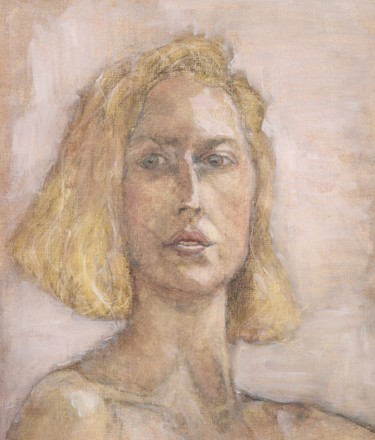 Peinture intitulée "Juliette" par Barbara Guias-Vaquier, Œuvre d'art originale, Huile