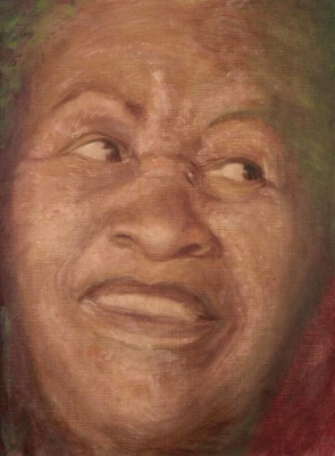 Peinture intitulée "Barbara Hendricks" par Barbara Guias-Vaquier, Œuvre d'art originale, Huile