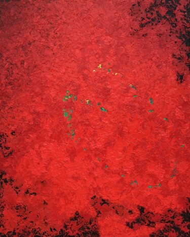 Картина под названием "Circinus Galaxy" - Bahram Berj Kafai, Подлинное произведение искусства, Масло Установлен на Деревянна…