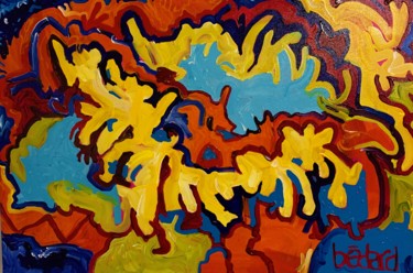 Peinture intitulée ""RIVER FLOW"" par Bailey Bedard, Œuvre d'art originale, Acrylique