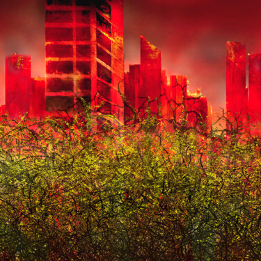 Digitale Kunst mit dem Titel "Nature morte 2" von Vicent Creatik, Original-Kunstwerk, Digitale Malerei