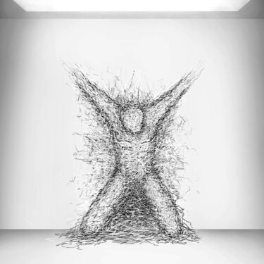 Digitale Kunst mit dem Titel "MY ESSENTIAL SPACE…" von Vicent Creatik, Original-Kunstwerk, Digitale Malerei