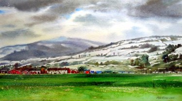 Картина под названием ",,Зима в Ирландии,," - Valerij Makovoj, Подлинное произведение искусства, Масло