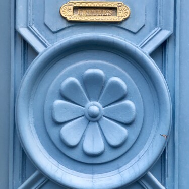 Photographie intitulée "Blue door" par Balagour, Œuvre d'art originale, Photographie numérique