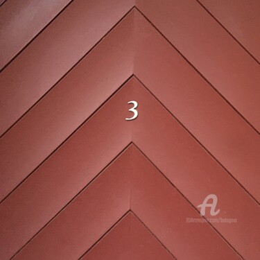 Photographie intitulée "Red door 3 et 3bis" par Balagour, Œuvre d'art originale, Photographie numérique
