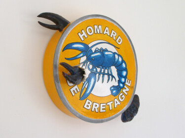 雕塑 标题为“Homard de Bretagne” 由Philippe Balayn, 原创艺术品, 丙烯