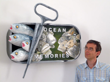 Sculpture titled "Ocean Memories" by Philippe Balayn, Original Artwork