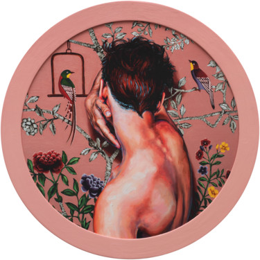 Oleksandr Balbyshev 'Boy with Birds' - EDITIONED PRINT 03/20 Gravures & estampes intitulée "Oleksandr Balbyshev…" par Oleksandr Balbyshev, Œuvre d'art originale, Impression numérique Mo…