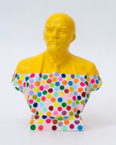 Oleksandr Balbyshev "Half Yellow Lenin" Sculpture titled "Oleksandr Balbyshev…" by Oleksandr Balbyshev, Original Art, Ceramics