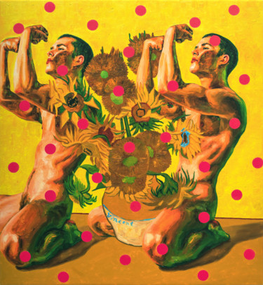 Oleksandr Balbyshev "Sunflowers" EDITIONED PRINT 01/20 Картина под названием "Oleksandr Balbyshev…" - Oleksandr Balbyshev, Подлинное произведение искусства, Цифровая печать Устано…