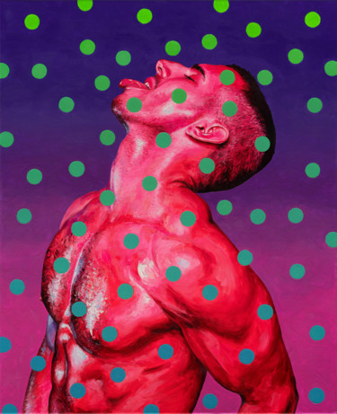 Oleksandr Balbyshev "Ultraviolet Guy" Pintura titulada "Oleksandr Balbyshev…" por Oleksandr Balbyshev, Obra de arte original, Oleo Montado en Bastidor standard