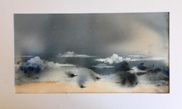 Peinture intitulée "OLAS" par Baldo Bautista, Œuvre d'art originale, Aquarelle