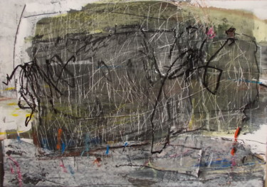 Schilderij getiteld "LANDSCAPE" door Maria Balea, Origineel Kunstwerk, Olie