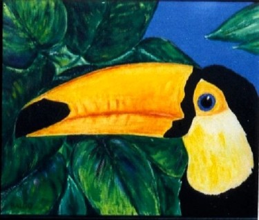 Painting titled "LE GRAND TOUCAN" by Balgo, Original Artwork