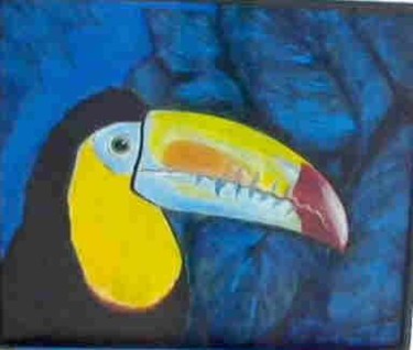 Peinture intitulée "FISHER TOUCAN" par Balgo, Œuvre d'art originale