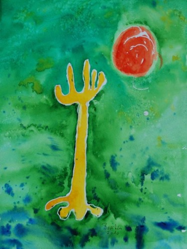 Painting titled "45" by Valentin, Original Artwork