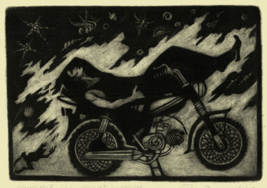 Отпечатки и Гравюры под названием "Мечтатель (Вьетнам)" - Кирилл Балкосадский, Подлинное произведение искусства, гравюра
