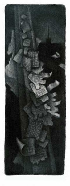 Отпечатки и Гравюры под названием "Портрет Столба" - Кирилл Балкосадский, Подлинное произведение искусства, гравюра