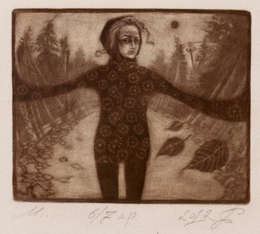 Отпечатки и Гравюры под названием "М..." - Кирилл Балкосадский, Подлинное произведение искусства, гравюра