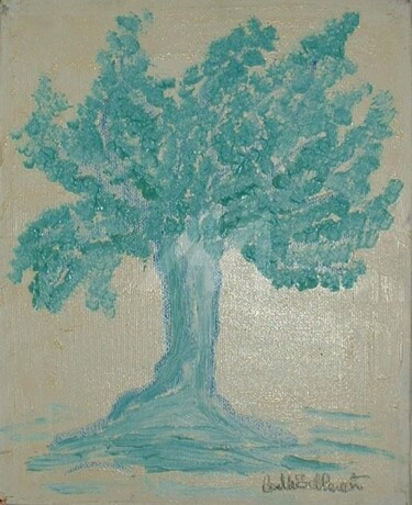 Pittura intitolato "999-1Albero-20x25cm…" da Anna Maria Ballarati, Opera d'arte originale