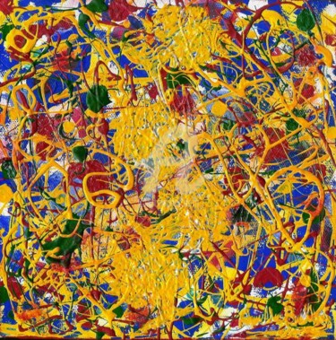 Pittura intitolato "emozione di colori" da Anna Maria Ballarati, Opera d'arte originale