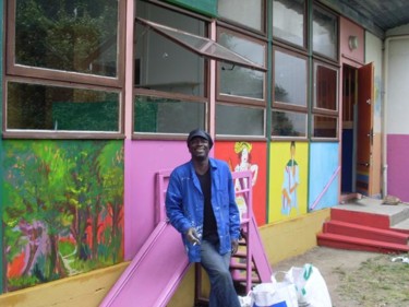 Photographie intitulée "fresques" par Bamar Ndiaye, Œuvre d'art originale