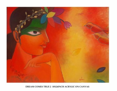 Peinture intitulée "img-20171125-wa0063…" par Chandrani Banerjee, Œuvre d'art originale, Acrylique