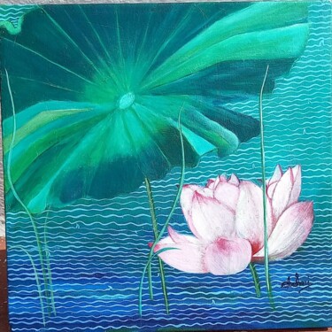 Painting titled "NATURE" by Chandrani Banerjee, Original Artwork, Acrylic