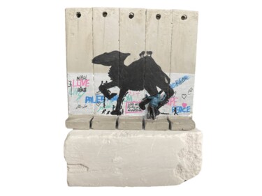 Skulptur mit dem Titel "Arabian Camel Walle…" von Banksy, Original-Kunstwerk, Öl